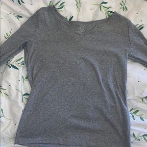 Long Sleeve Gray Shirt